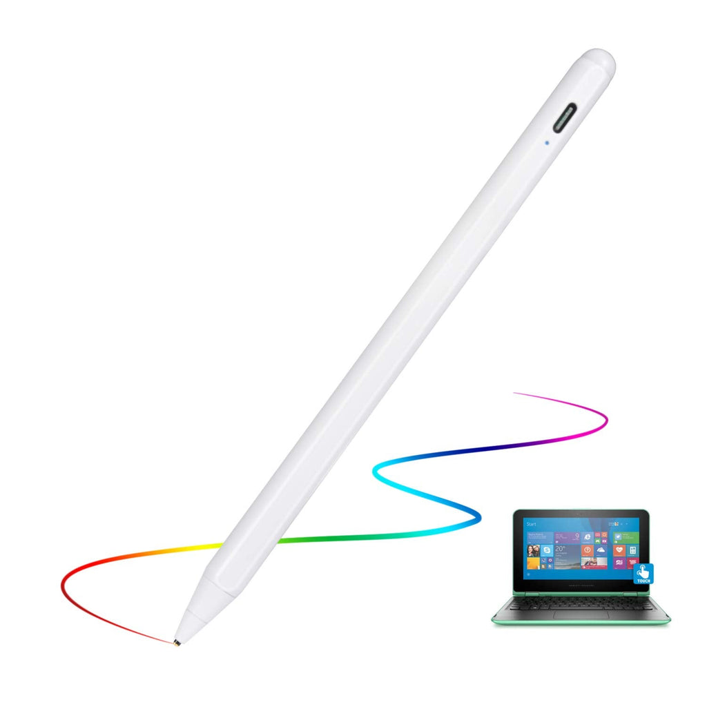 [Australia - AusPower] - Stylus Pencil for HP Pavilion X360, Evach Active High Sensitivity Digital Pens with 1.5mm Ultra Fine Tip Stylus Pencil for HP Pavilion X360 Pen, White 