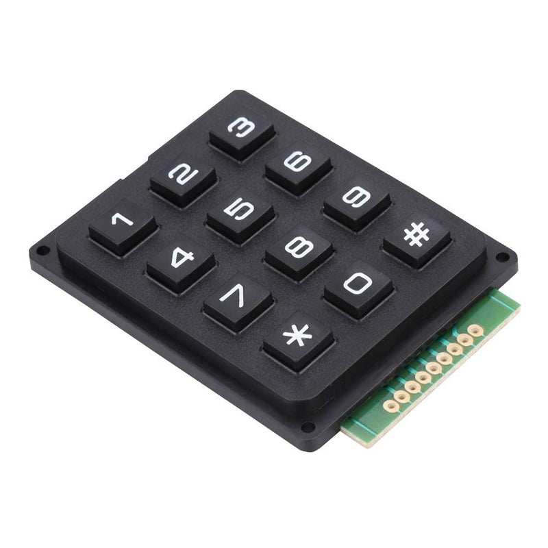 [Australia - AusPower] - 12 Button Keyboard Modules, 12 Keys 3x4 Push Buttons External Keypad Modules for MCU 