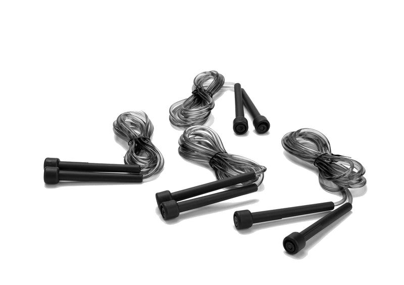 [Australia - AusPower] - Mind Reader Adjustable Jump Rope and 4.75" Handle, (Pack of 4), Black 