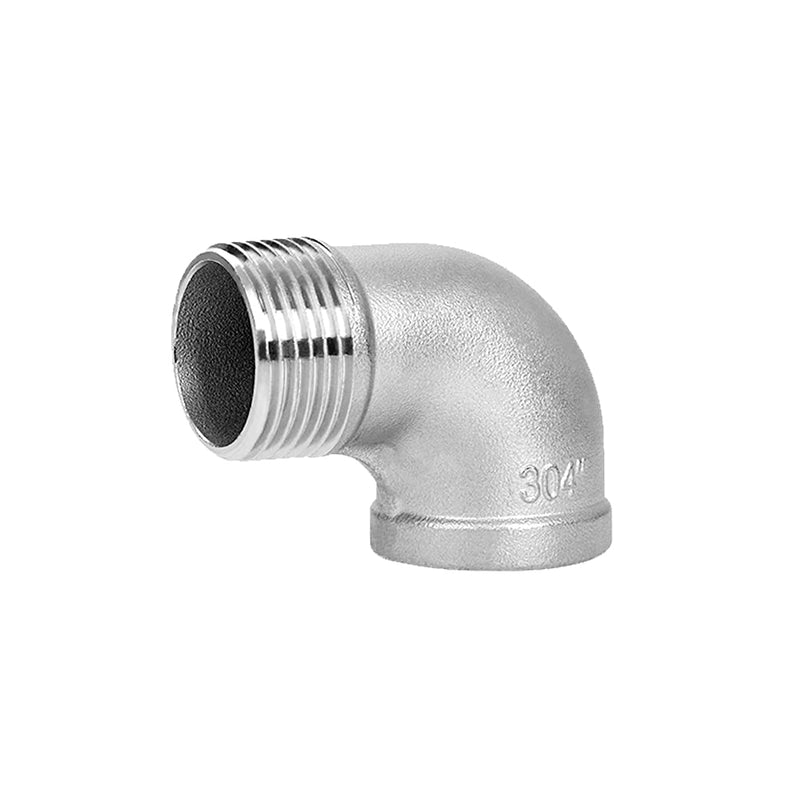 [Australia - AusPower] - Hooshing Stainless Steel Pipe Fitting 90 Degree Street Elbow 1/2" NPT Female x 1/2" NPT Male, 1 Pack 