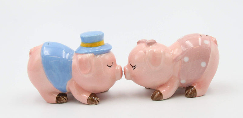 [Australia - AusPower] - Cosmos Gifts Kissing Pigs Salt and Pepper, Multicolored 