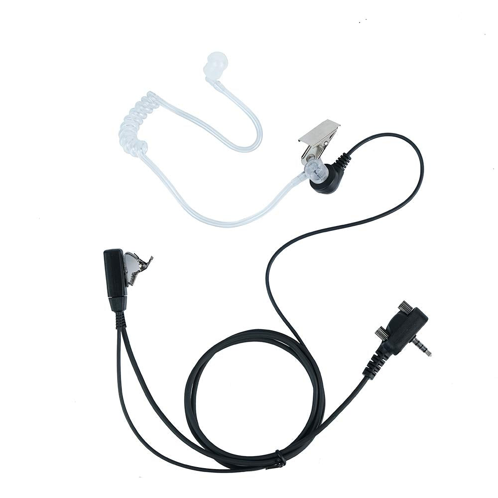 [Australia - AusPower] - Klykon Vx-261 Earpiece Covert Acoustic Tube Bodyguard Ear Piece Headset with Mic for Motorola Vertex Standard 2 Way Radio VX-231,VX-351 