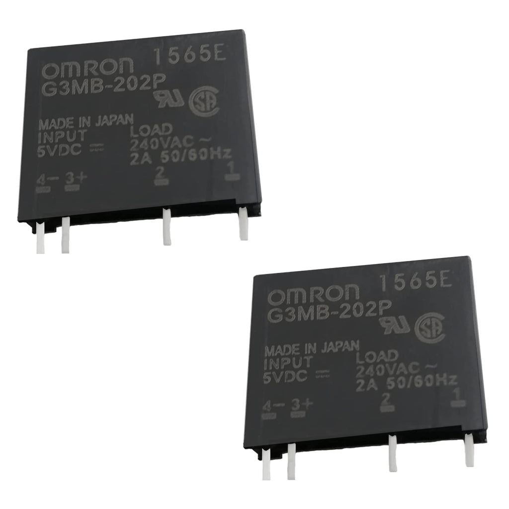 [Australia - AusPower] - Anfukone G3MB-202P DC-AC PCB SSR in 5V DC Out 240V AC 2A Solid State Relay Module 2 PCS 