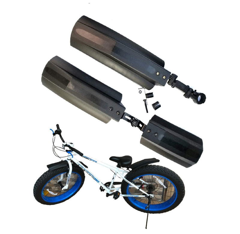 [Australia - AusPower] - 26 inch Bicycle Mudguard Front Back Rear Tire Mud Guards Kit Quick Release Bike Fenders Set for Road Mountain Bike Fat Tire Bike Outdoor Cycling 