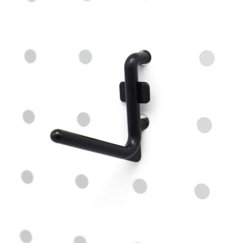 [Australia - AusPower] - 1.5 inch Pegboard Hooks Kit 100 pk L Style for Peg Board Assortment Tool Organizer Black Peg Hooks Accessories (100PK) 100PK 