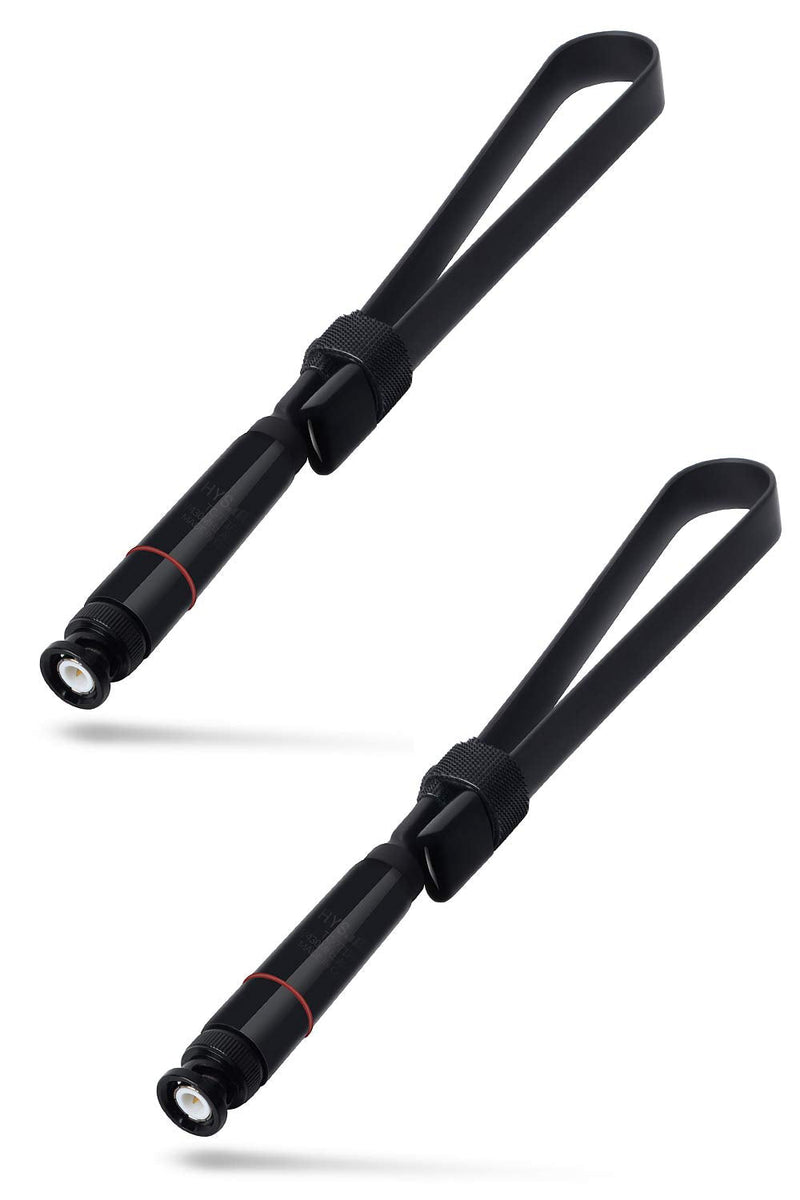 [Australia - AusPower] - HYS Dual Band VHF UHF Foldable BNC 144MHz/430MHz 15.3-Inch Soft Portable Antenna for Kenwood TK300 TK320 ICOM IC-W32 IC-V80 IC-V8 Portable Radio(2 Pack) 