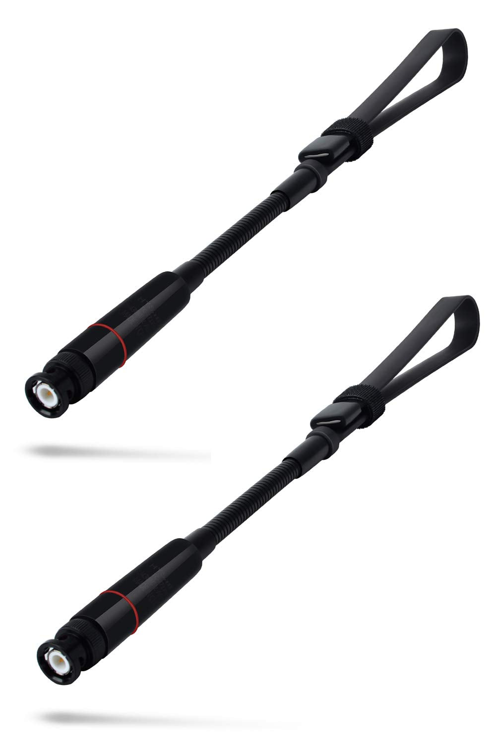 [Australia - AusPower] - HYS BNC Foldable Tactical Antenna Dual Band 144/430MHz 18.7inch Antenna with Gooseneck for Icom IC-V80 IC-V82 IC-V85 Portable Two Way Radio(2 Pack) 