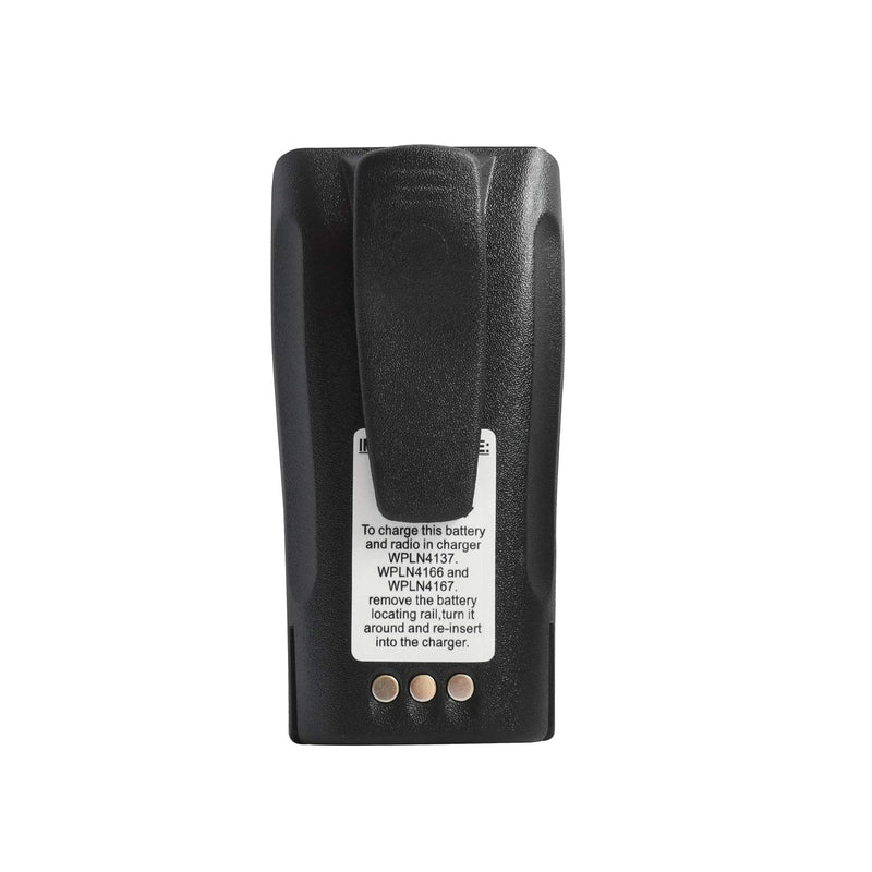 [Australia - AusPower] - 2600mAh Battery Replacement NNTN4497 for CP150 CP200 CP200XLS CP200d PR400 CP340 CP360 CP380 PR400 EP450 DEP450 GP3188 GP3688 Portable Radios with Belt Clip 