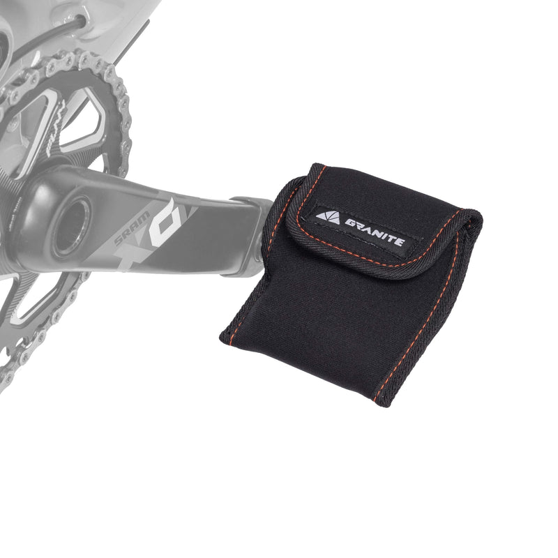 [Australia - AusPower] - Granite Pita Bicycle Pedal Covers - Bike Transport Protection - Heavy Duty Material, Against Damages and Scratches When in Storage and Transit Black Small 
