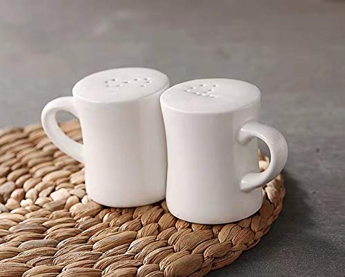 [Australia - AusPower] - Salt and Pepper Shakers, Alpha Go Classic Mug Shaped Ceramic Salt and Pepper Shaker Set 