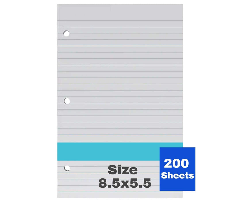 [Australia - AusPower] - 1InTheOffice College Filler Paper 8.5 x 5.5, 200 sheets 