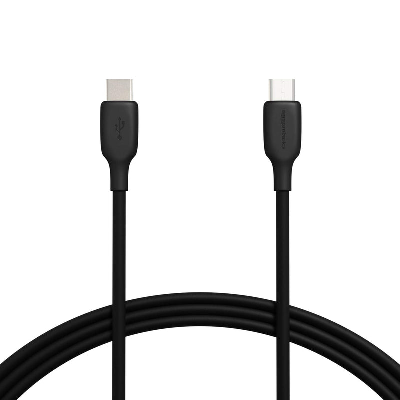 [Australia - AusPower] - Amazon Basics Fast Charging 60W USB-C2.0 to Micro-B Cable (USB-IF Certified) - 3-Foot, Black 1 Pack 3 Feet 