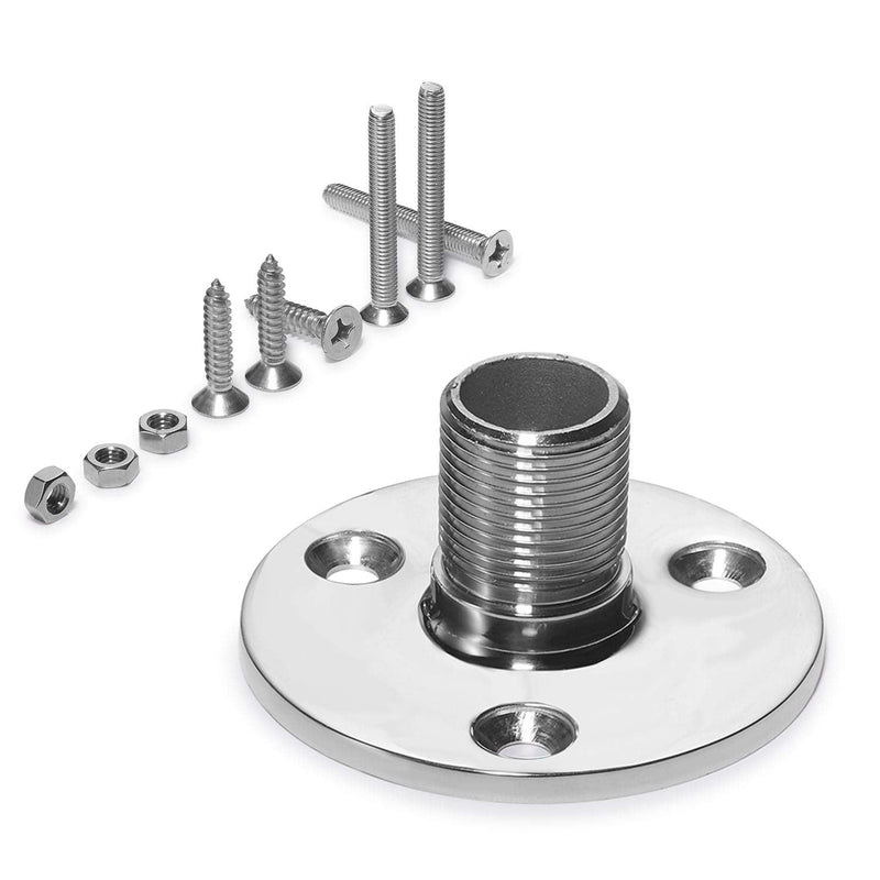 [Australia - AusPower] - ZOMCHAIN Antenna Mount Base Marine Grade 316 Stainless Steel 