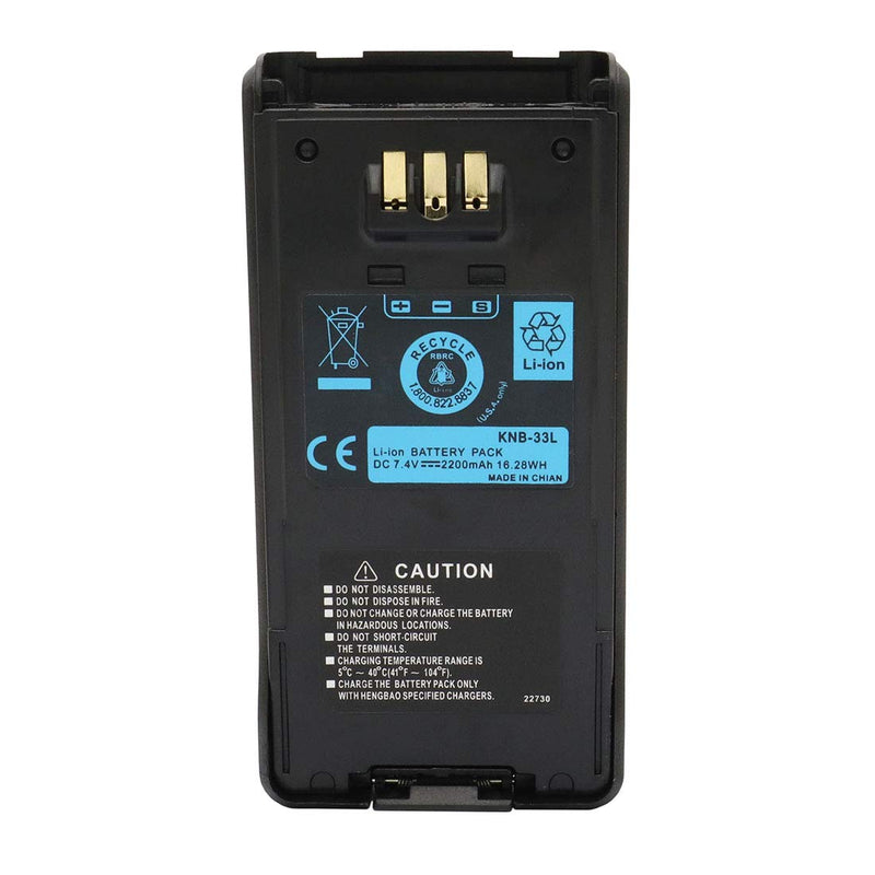 [Australia - AusPower] - Karier KNB-33L 2200mAh Li-ion Battery for Two-Way Radio Battery for Kenwood TK-2180 TK-3180 TK-5210 TK-5310 