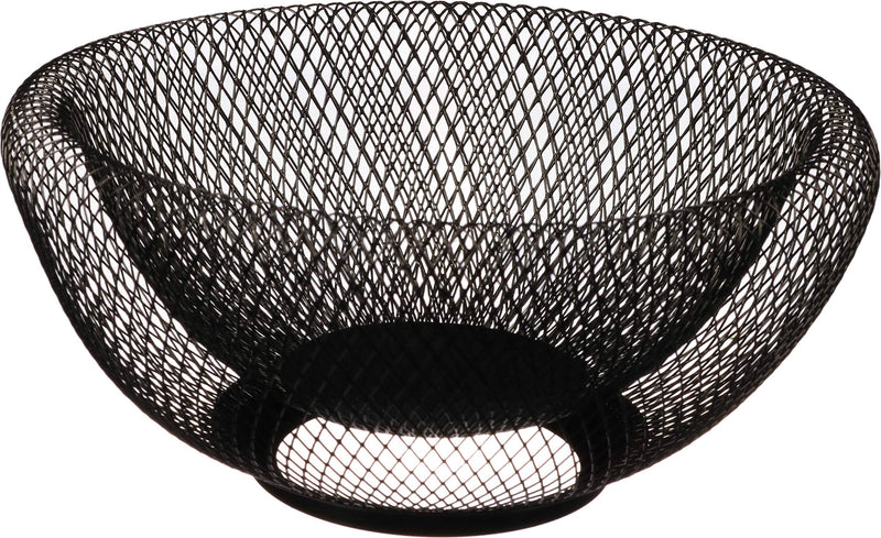 [Australia - AusPower] - Metal Wire Fruit Basket,Large Round Storage Baskets for Bread,Metal Wire Bread Fruit Bowl Vegetable Stand Holder for Snacks,Modern Fruit Bowl Decorate Kitchen Counter,Black By Cq acrylic Black 