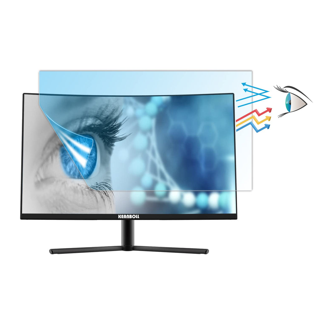 [Australia - AusPower] - 19.5 inch Monitor Screen Protector, Anti Blue Light Anti Glare Screen Protector for 19.5 Inch 16:9 Widescreen Desktop Curved Or Flat Monitor, Eye Protection Anti-Blue Light Film 
