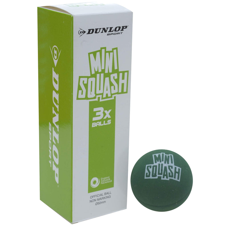 [Australia - AusPower] - Dunlop Sports Mini Squash Ball Green(Ages 11 and Up) 