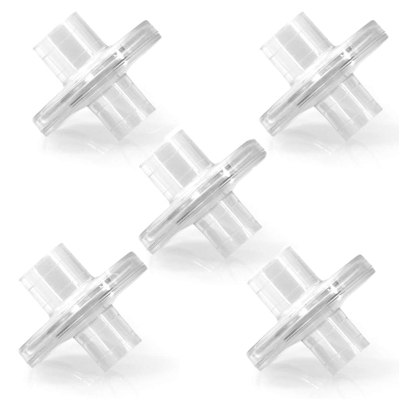 [Australia - AusPower] - CPAP/BIPAP Inline Filter | Filters Out Moisture to Improve Your CPAP Experience | Available in 5, 10, 25 & 50 Packs Filters Over 99.99% of Contaminants 