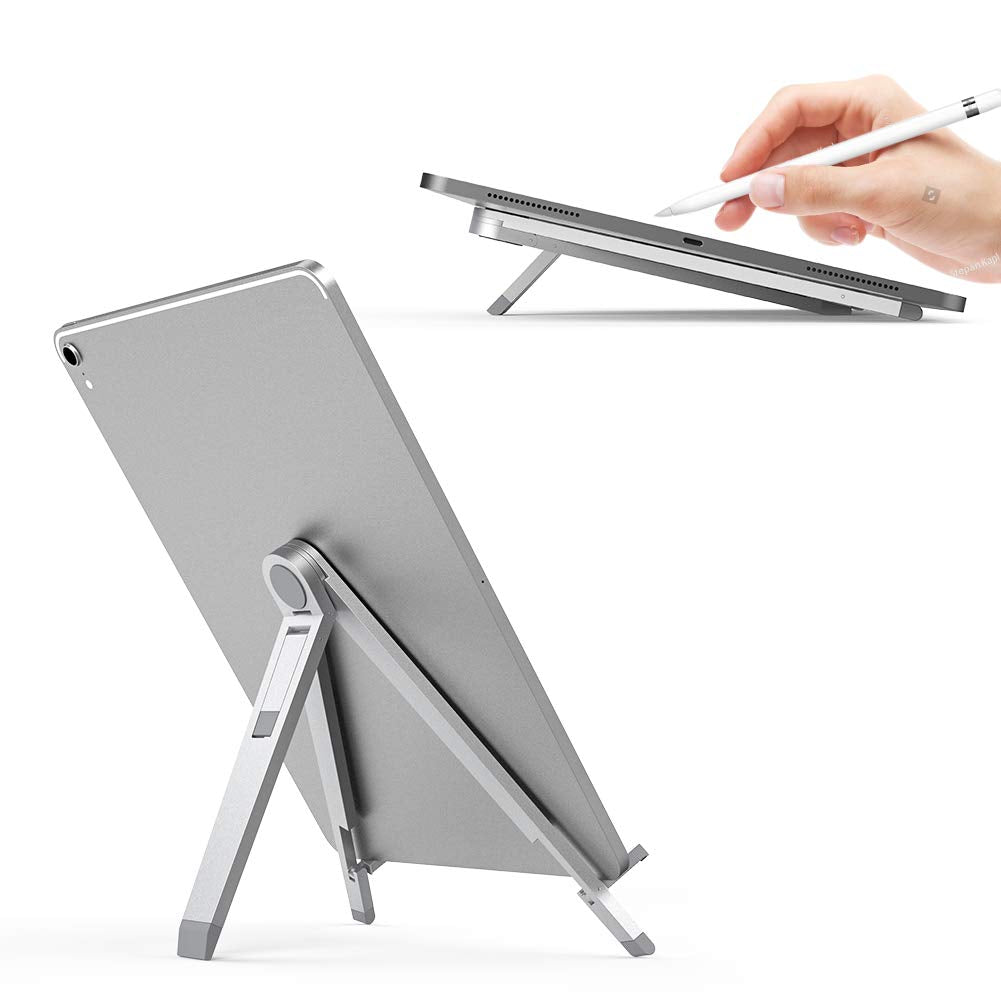 [Australia - AusPower] - ORIbox Stand for iPad(Under 10 inches), iPhone, Aluminum Desktop Solid Universal Desk Stand, Adjustable Stand for iPad(Under 10 inches),e-Readers 
