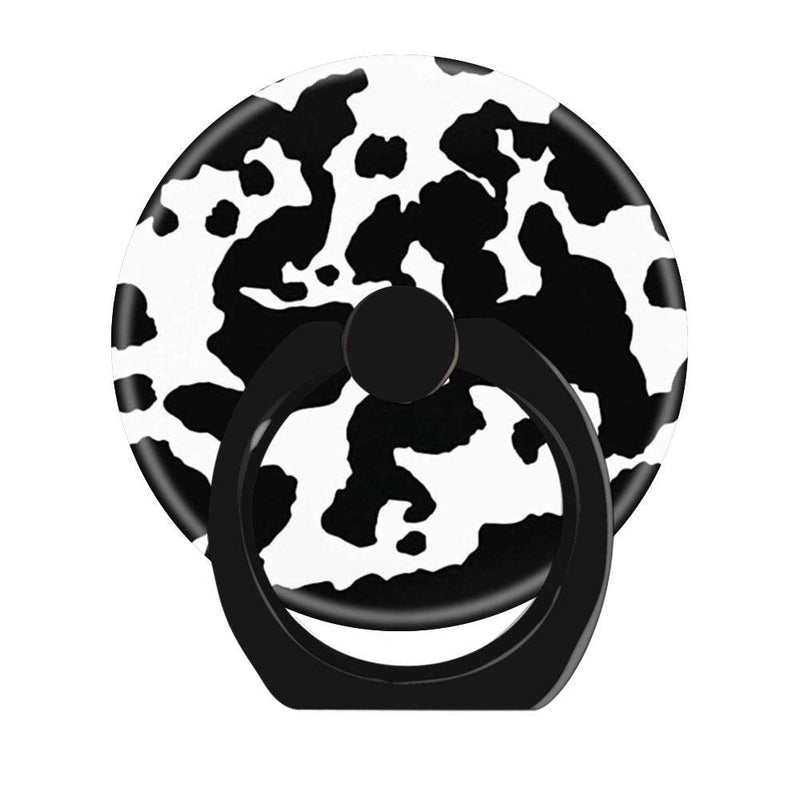 [Australia - AusPower] - Cell Phone Ring Holder Finger Grip Stand 360 Degree Kickstand Compatable with Smartphone,Cow Print 