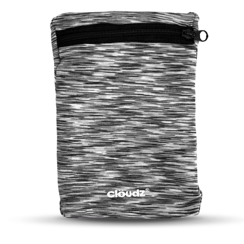 [Australia - AusPower] - Cloudz (2) Pocket RFID Wrist Wallet - Black & White Designer Grey 