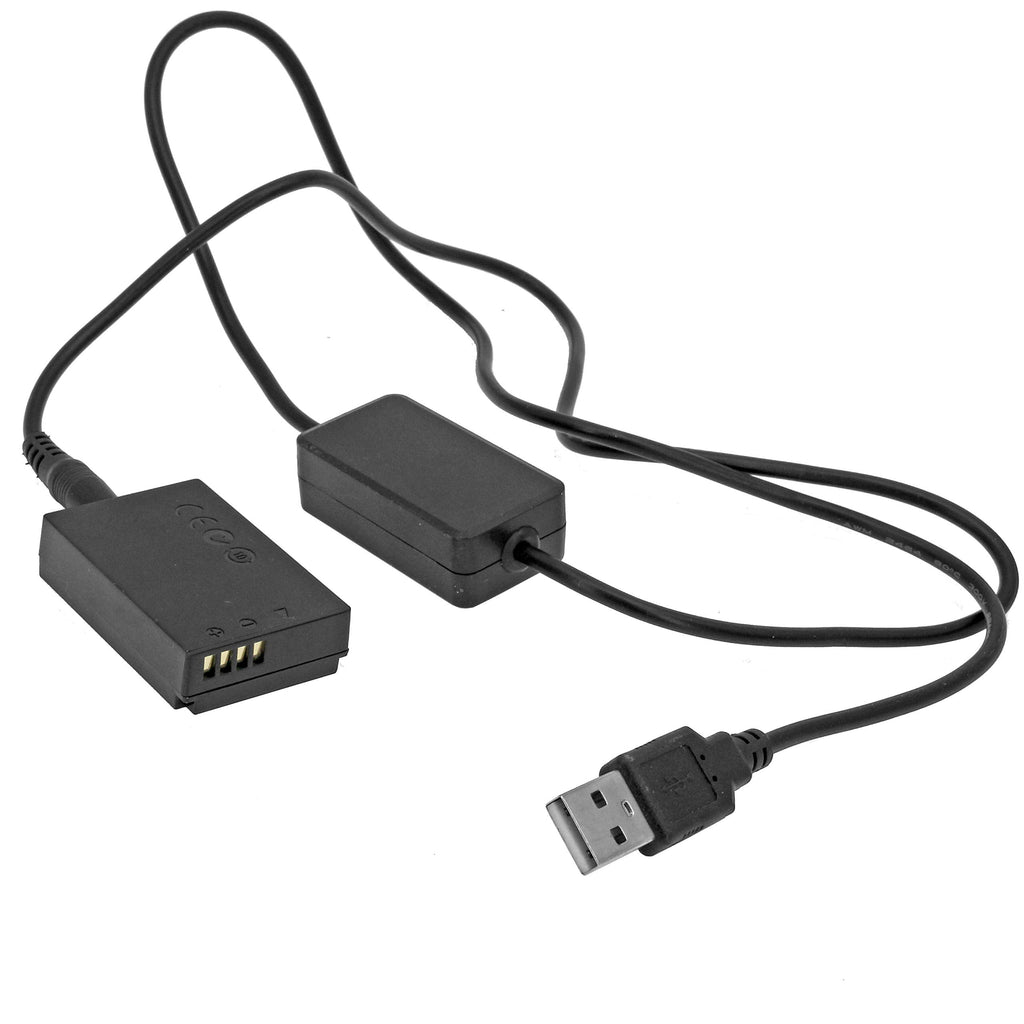 [Australia - AusPower] - USB to Dummy Battery Replacement for Canon LP-E12 40" Adapter Cable 