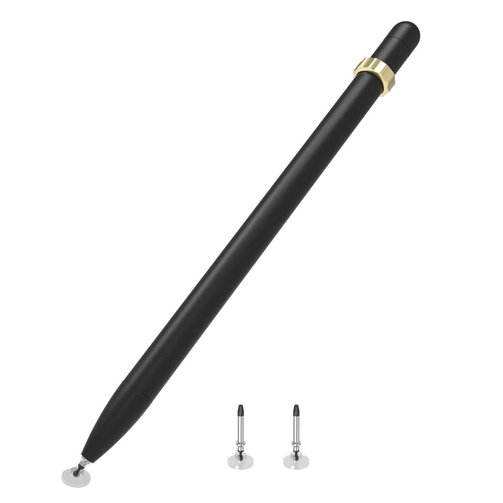 [Australia - AusPower] - IGIDY Capacitive Stylus Pen,Digital Pen,High Sensitivity and Precision,Compatible Universal for ipadiPhone Tablets and Smart Phone (Black) black 