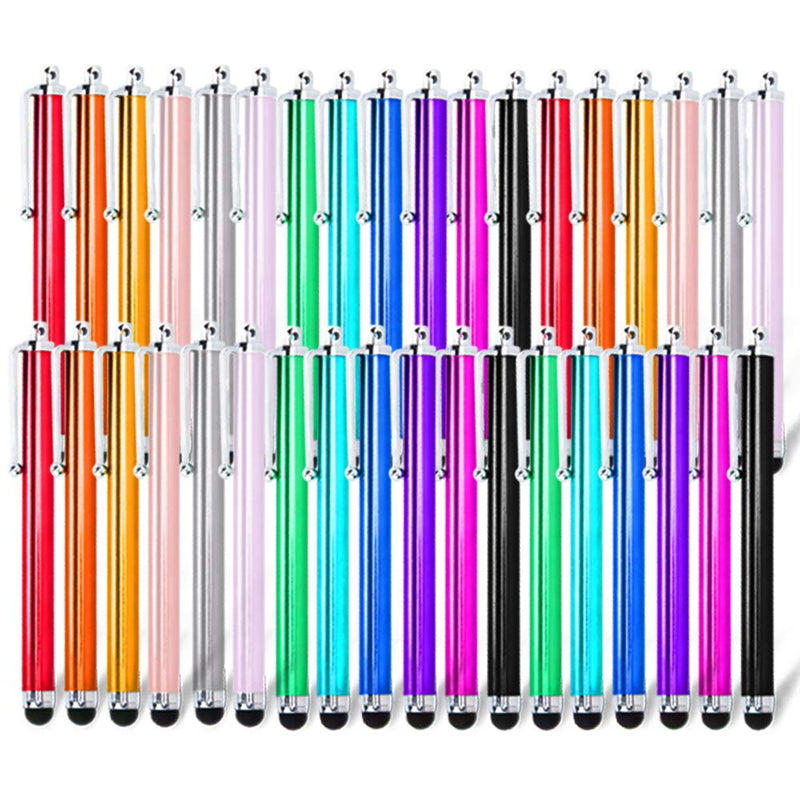 [Australia - AusPower] - Briout Stylus Pens for Touch Screens, 36 Pack Capacitive Touch Screen Stylus for iPad, iPhone, Tablets, Samsung, Kindle Touch All Universal Touch Screen Devices (12 Multicolor) 