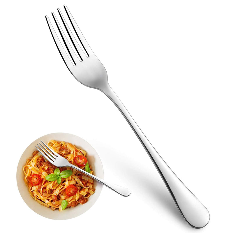 [Australia - AusPower] - Dinner Forks,Set of 16 Top Food Grade Stainless Steel Silverware Forks,Table Forks,Flatware Forks,8 Inches,Mirror Finish & Dishwasher Safe,Use for Home,Kitchen or Restaurant 