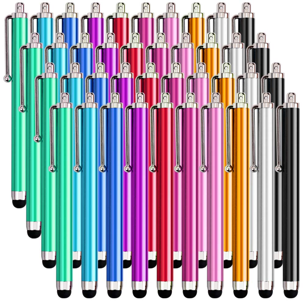 [Australia - AusPower] - XMONKEY Stylus Pen, 40 Packs Stylus for Touch Screen, Compatible with iPad, iPhone, Smart Phone and Tablet with Capacitive Touch Screen 
