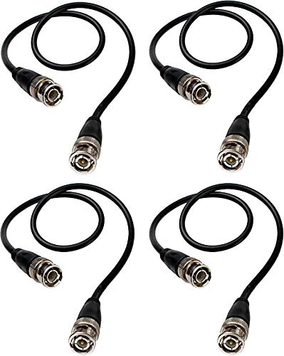 [Australia - AusPower] - Triplett GEM RG59 Coaxial Cable Assembly with BNC Male to BNC Male Plugs, 3 Foot, 4 Pack (301-RG59-301/36-4) 4-Pack 