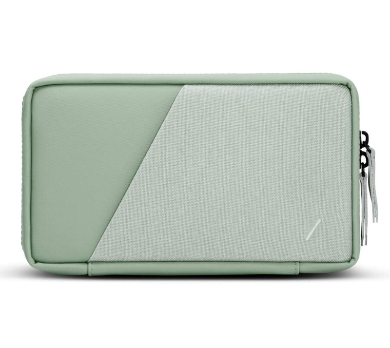 [Australia - AusPower] - Native Union Stow Organizer – Premium Travel Tech Kit Crafted with Durable Canvas – Keep Essentials Organized with Flexible Storage & Quick-Access Pocket for Cables, Chargers, SIM Cards & More (Sage) Sage 
