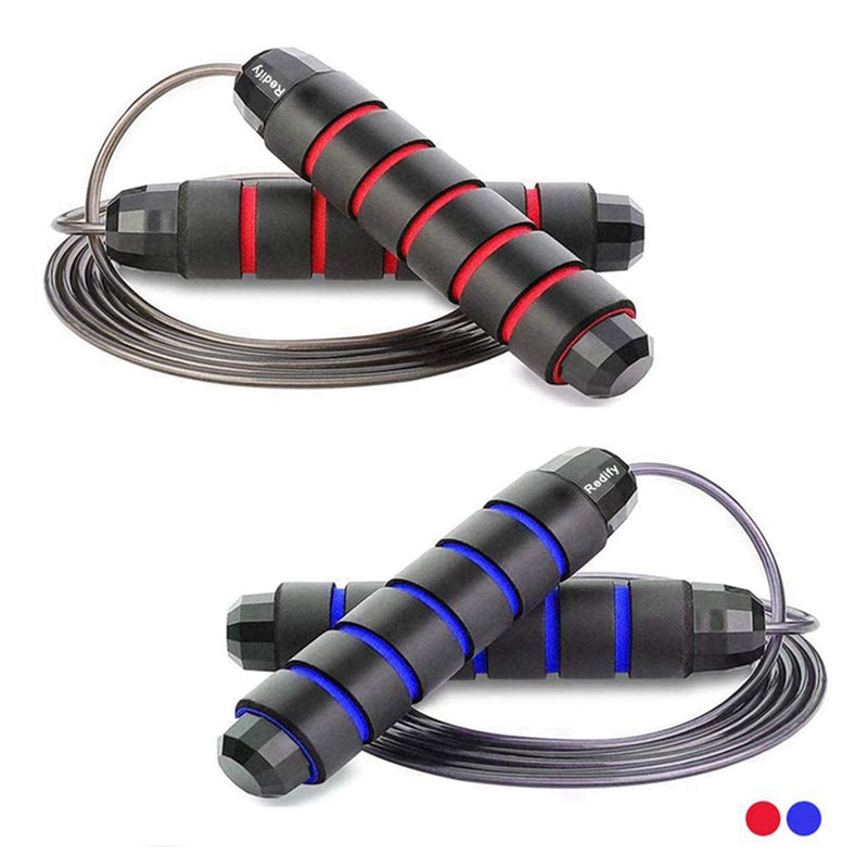 [Australia - AusPower] - Redify 2 Pack Adjustable Jump Rope for Workout, Fitness Jump Rope for Men Women and Kids, Speed Jumping Rope for Exercise 