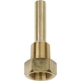 [Australia - AusPower] - Weiss Instruments E35-75BS Lead-Free Brass Thermowell for DVU Thermometers - 3/4" NPT x 3-1/2" Socket 