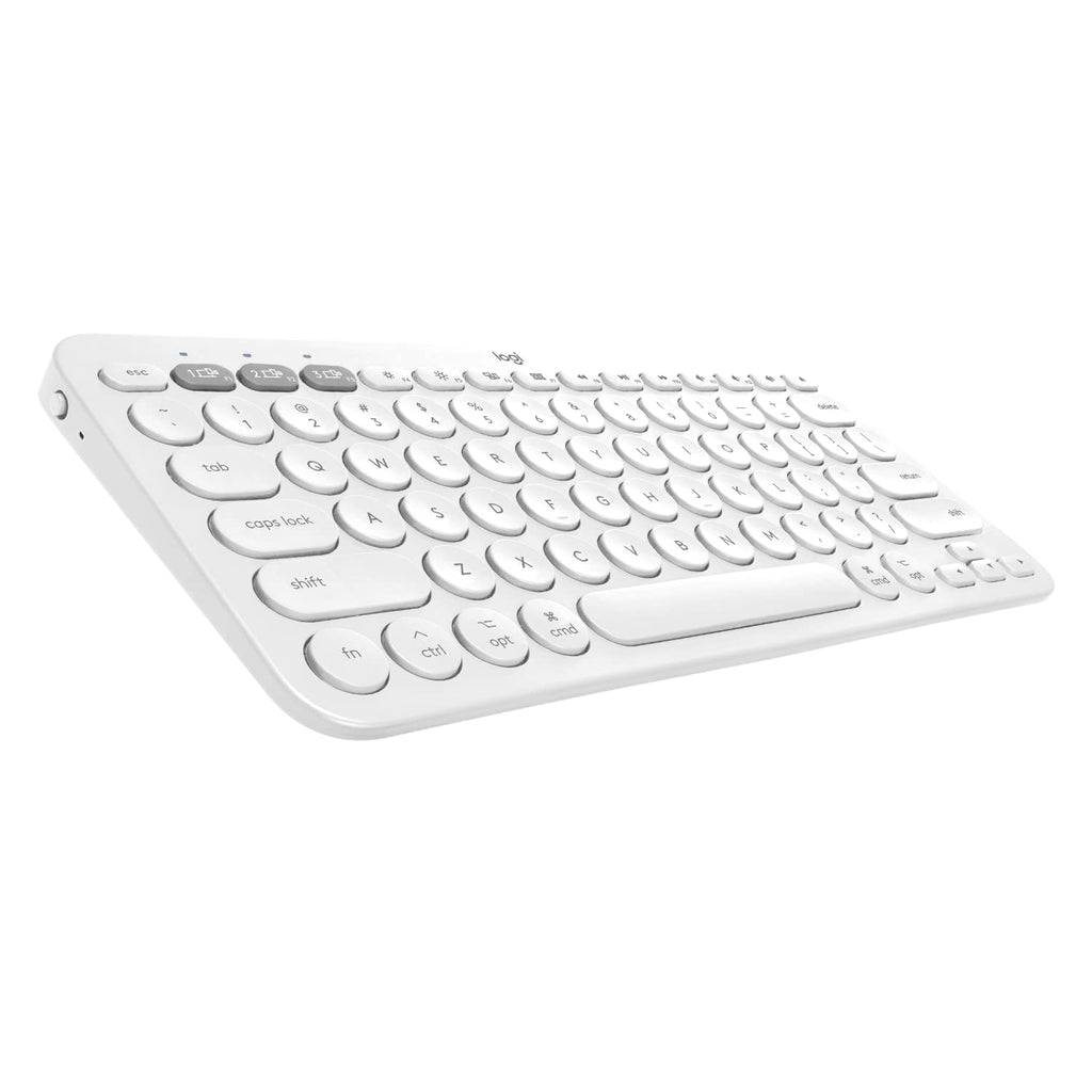 [Australia - AusPower] - Logitech K380 Multi-Device Bluetooth Keyboard for Mac with Compact Slim Profile, Easy-Switch, 2 Year Battery, MacBook Pro/MacBook Air/iMac/iPad Compatible - Off White 