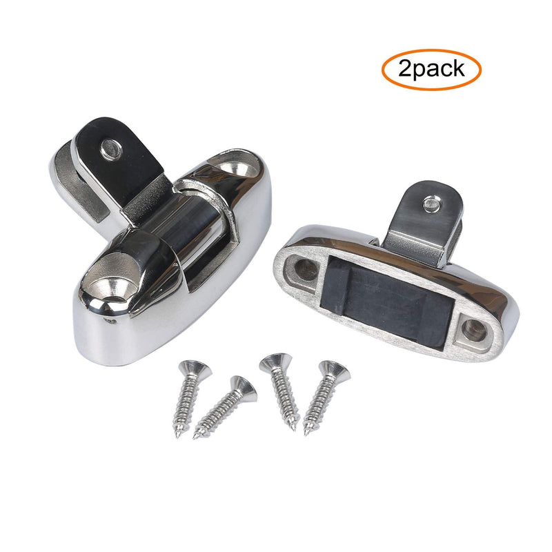 [Australia - AusPower] - MX Deck Hinge Swivel Mount Stainless,Bimini Side Mount Quick Release 2pcs 