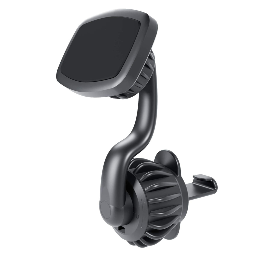 [Australia - AusPower] - Kaistyle Magnetic Phone Mount, [Upgraded Clip] Unobstructed Car Vent Phone Mount [360° Rotate Arm] Cell Phone Holder for Car, Phone Car Holder Compatible with 4-6.7 inch Smartphone and Tablets 