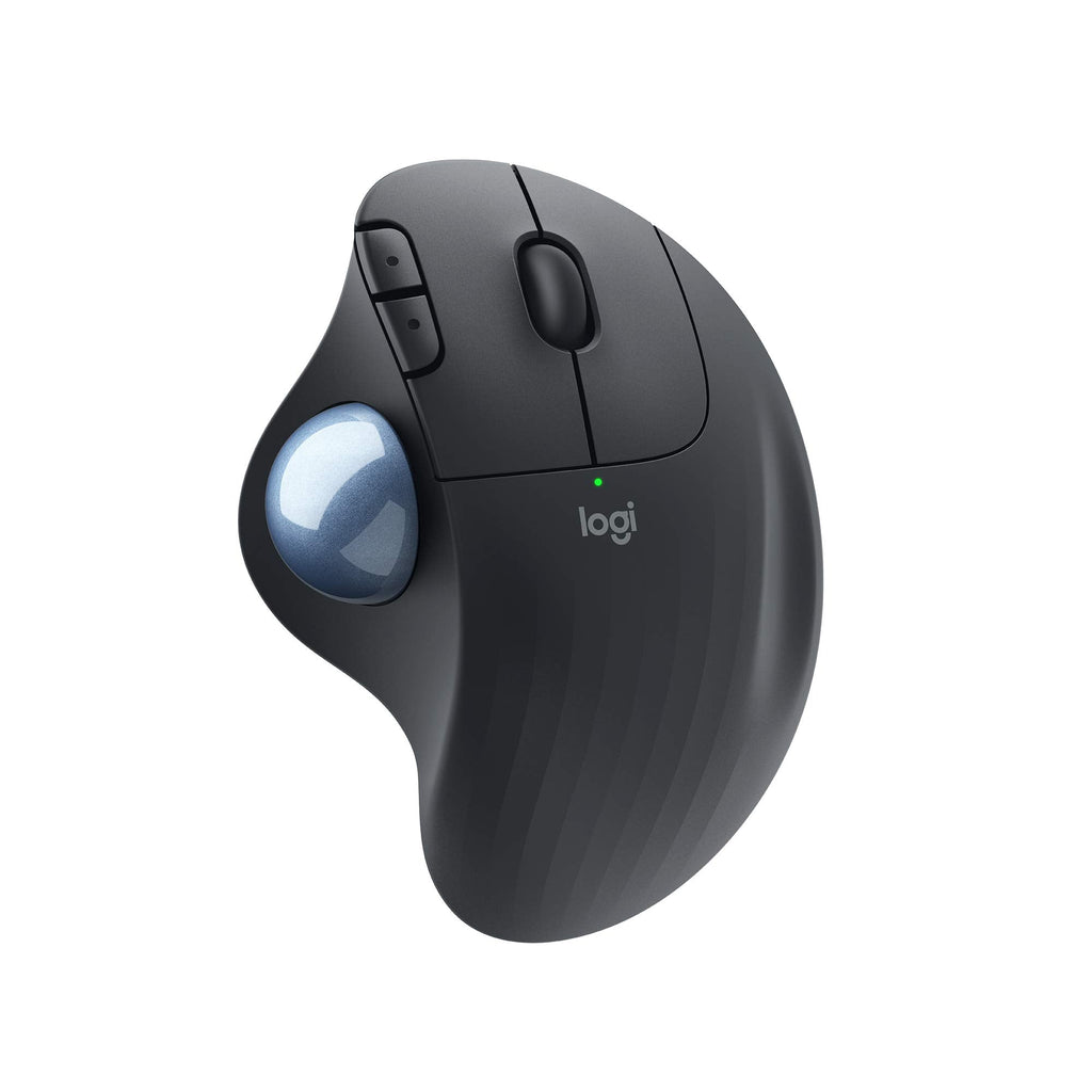 [Australia - AusPower] - Logitech ERGO M575 Wireless Trackball Mouse - Easy thumb control, precision and smooth tracking, ergonomic comfort design, for Windows, PC and Mac with Bluetooth and USB capabilities - Graphite 