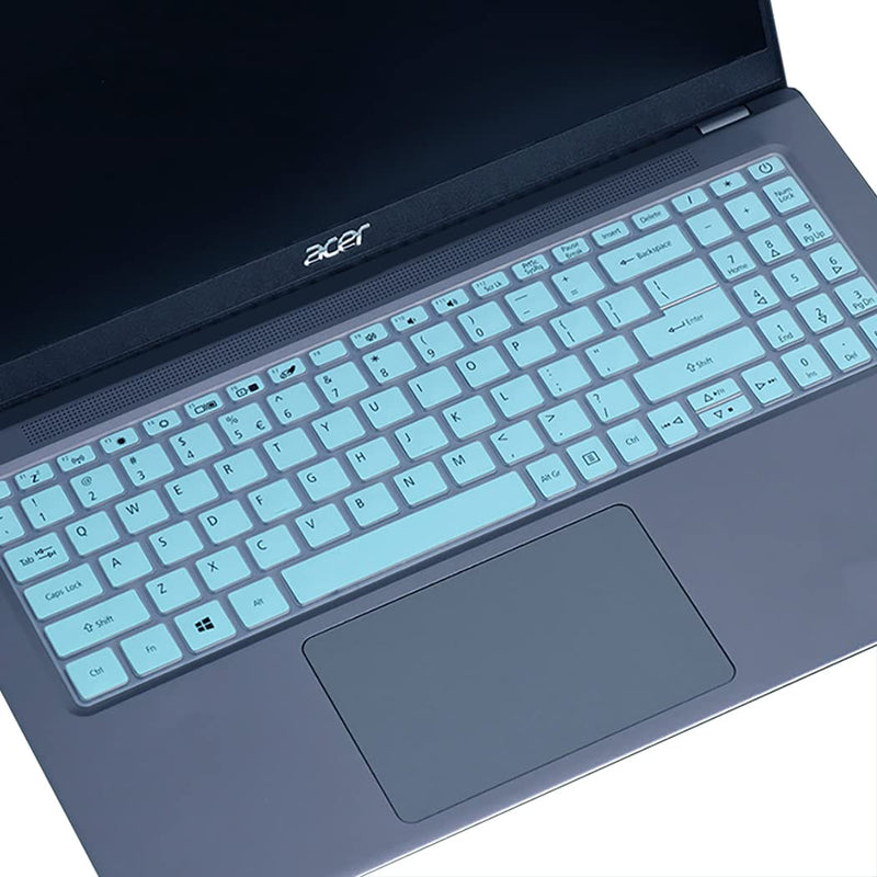 [Australia - AusPower] - Keyboard Cover for 15.6 Acer Aspire 5 Slim Laptop A515-46 A515-45/45G A515-56/56T/56G A515-55/55G/55T A515-54/54G A515-53/53G/53K A515-52 A515-45/45G, Acer Swift 3 SF315-52/51 Hotblue 