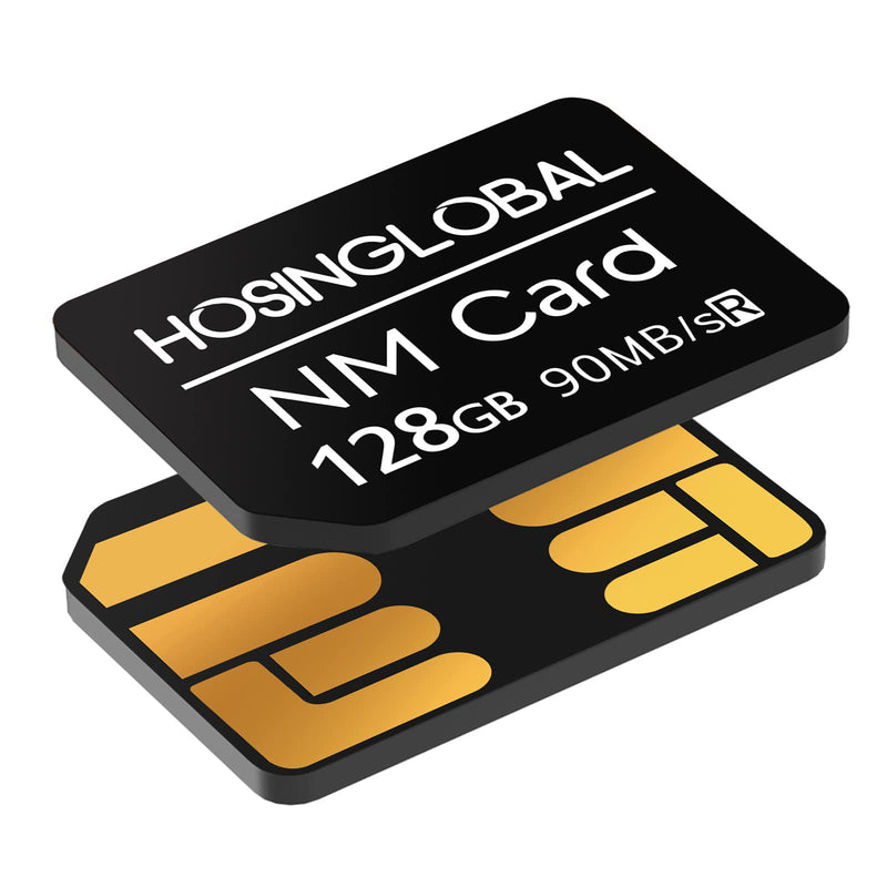 [Australia - AusPower] - Enhanced Version NM Card 128GB 90MB/S Nano Memory Card Nano Card only Suitable for Huawei P30/P30pro/P40 series/Mate20 Series/Mate30 Series Nano 128GB Card black 