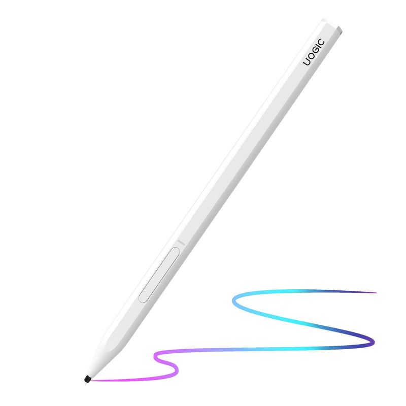 [Australia - AusPower] - Stylus for iPad, Uogic Stylus Pen with Magnetic Attachment Palm Rejection, Rechargeable Stylus Compatible with iPad 6th/7th Gen, iPad Air 3, iPad Mini 5, and iPad Pro for Precise Drawing and Writing 