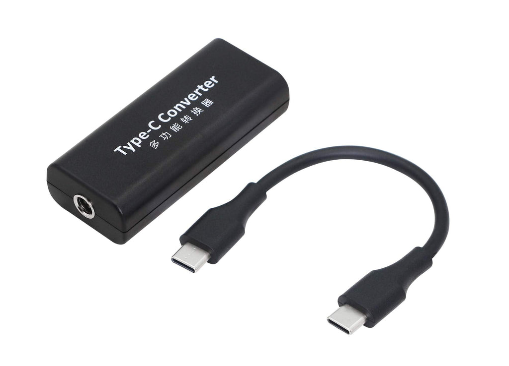 [Australia - AusPower] - CERRXIAN 45W PD USB Type C to DC 5.5 x 2.1 mm Female Charging Adapter Cable for MacBook, Dell XPS, Galaxy, Other Devices with USB-C Port(5521s) 