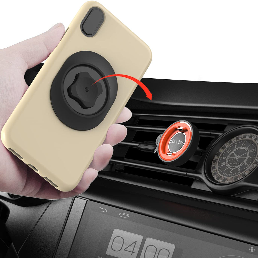 [Australia - AusPower] - Car Phone Mount Without Magnetic,Universal Cell Phone Holder for Car Air Vent with Ultra-Lock Quick Mount Fits for iPhone 11 Huawei, GPS, Compatible with All Smartphone Tablets and More Universal Car Phone Holder-Air Vent 