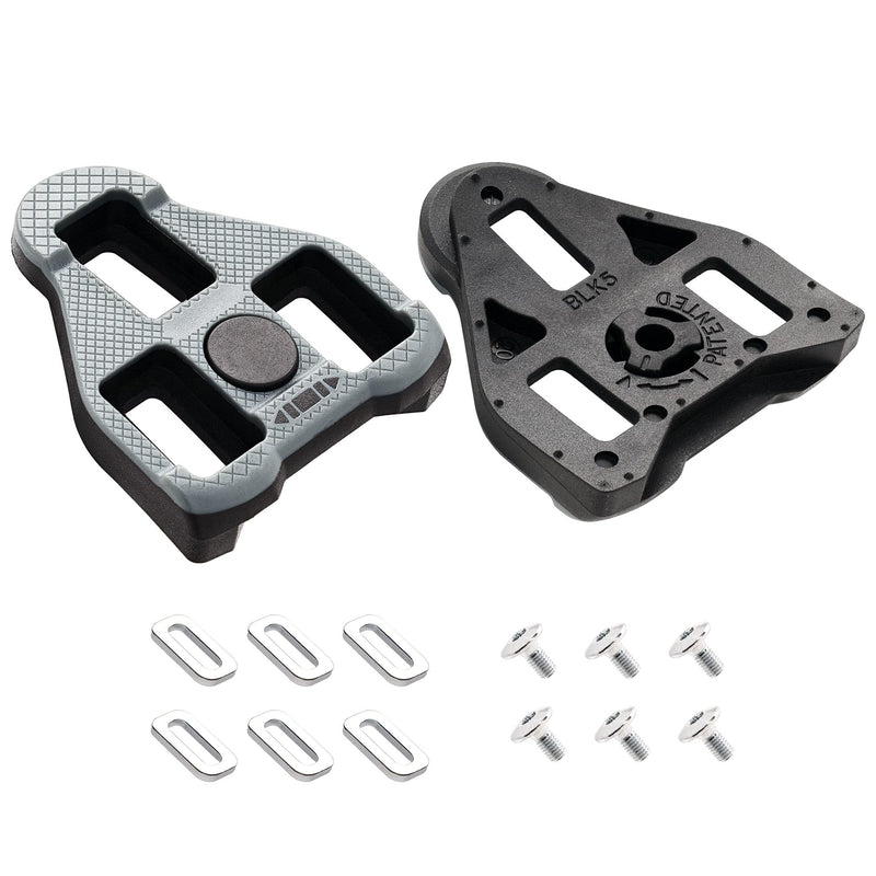 [Australia - AusPower] - CyclingDeal Compatible with Peloton Look Delta (0 Degree Fixed Floating) Bike Cleats - Indoor Cycling & Road Bicycle Cleat Set - Fully Identical or Compatible with Peloton Indoor Bikes Pedals and Shoes 