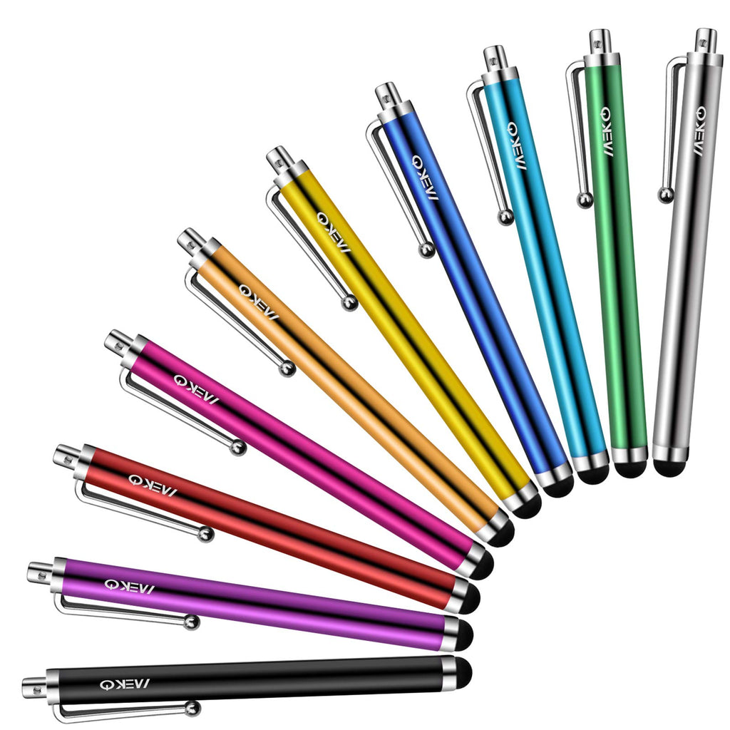 [Australia - AusPower] - Stylus Pens for Touch Screens, MEKO 10 Pack Capacitive Stylus for iPad iPhone Tablets Samsung Galaxy All Universal Touch Screen Devices multicolored 