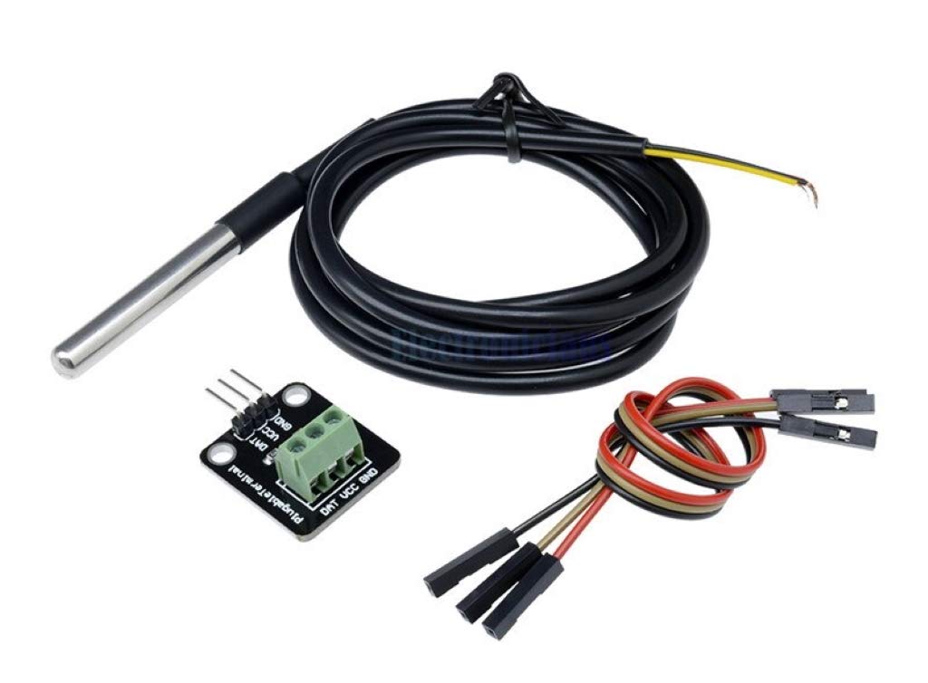 [Australia - AusPower] - DS18B20 Temperature Sensor Module Kit with Waterproof Stainless Steel Probe for Raspberry Pi 