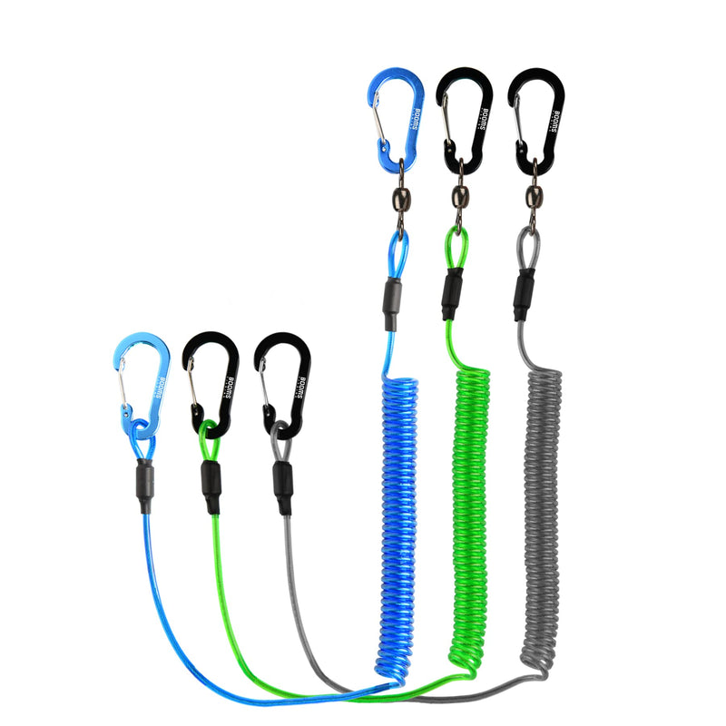 [Australia - AusPower] - Booms Fishing T02 Fishing Pole Tether, Kayak Paddle Leash, Paddle Board Fishing Accessories, Heavy Duty Fishing Lanyard for Fishing Tools/Rods/Paddles 