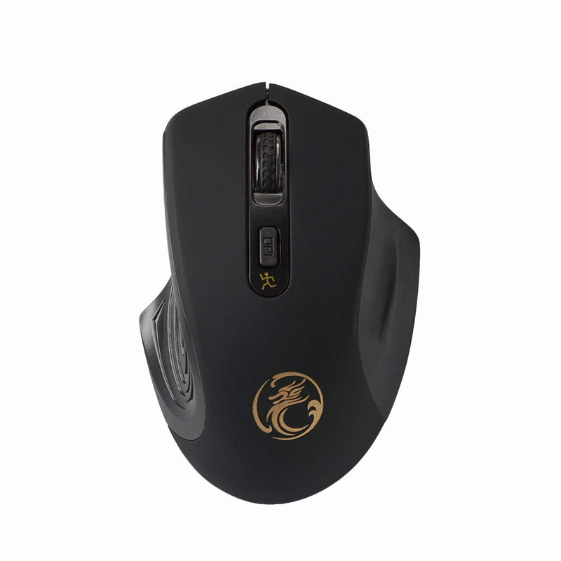 [Australia - AusPower] - SOONHUA Wireless Mouse, 2.4GHz Optical Mouse Energy Saving and Ergonomic Design + USB Receiver Gaming Mouse for Laptop, PC, Computer, Notebook .Precise Cursor Control & Scrolling 
