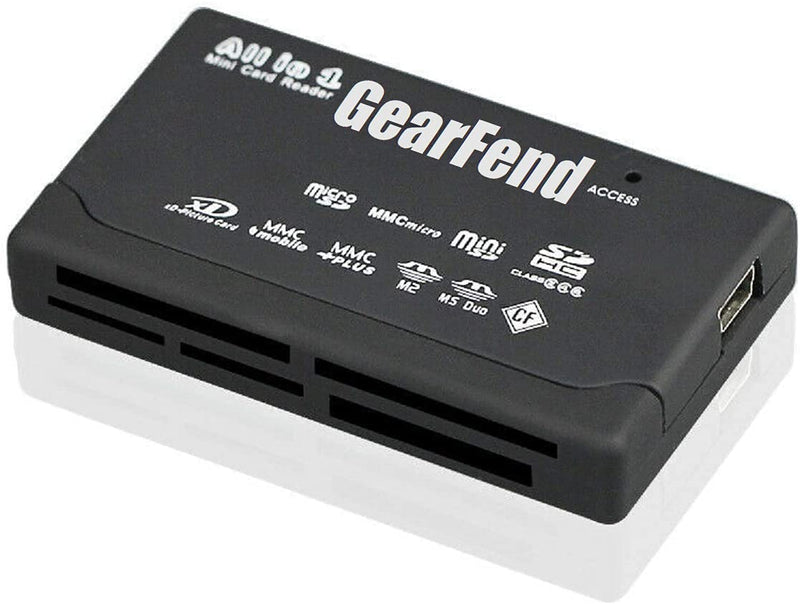 [Australia - AusPower] - GearFend USB High Speed All in One Mini Memory Card Reader for CF xD SD MS SDHC 