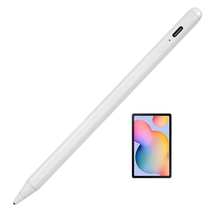 [Australia - AusPower] - Electronic Stylus Pencil for Samsung Galaxy Tab S6 Lite Pens, EDIVIA Active Digital Pencil with 1.5mm Ultra Fine Tip Stylus Pen for Galaxy Tab S6 Lite Stylus, Good for Drawing and Writing,White 